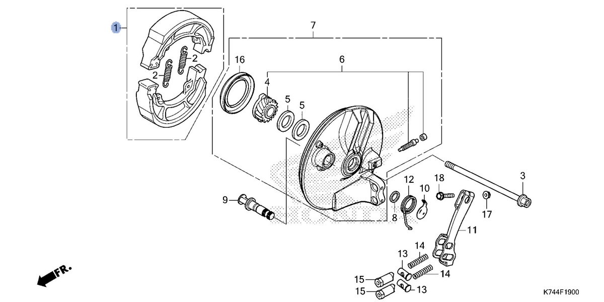 Honda OEM part 06430-KWP-D00