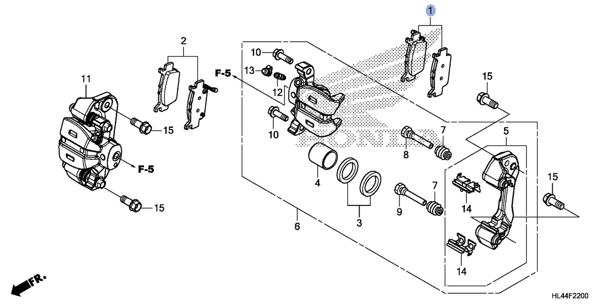 Honda OEM part 06431-HL4-A01