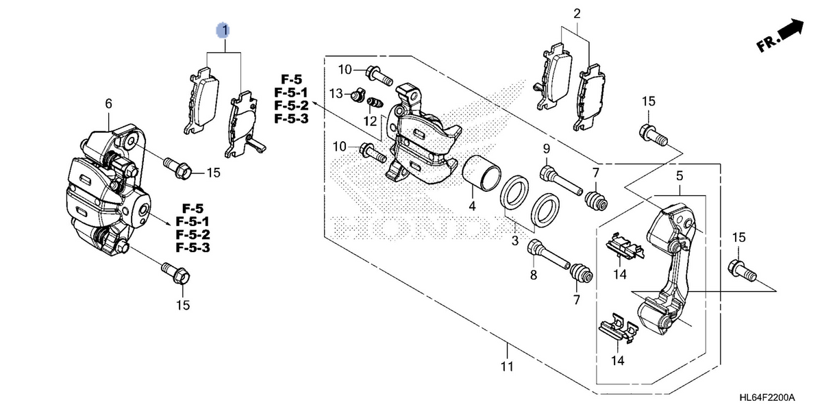 Honda OEM part 06431-HL6-A01