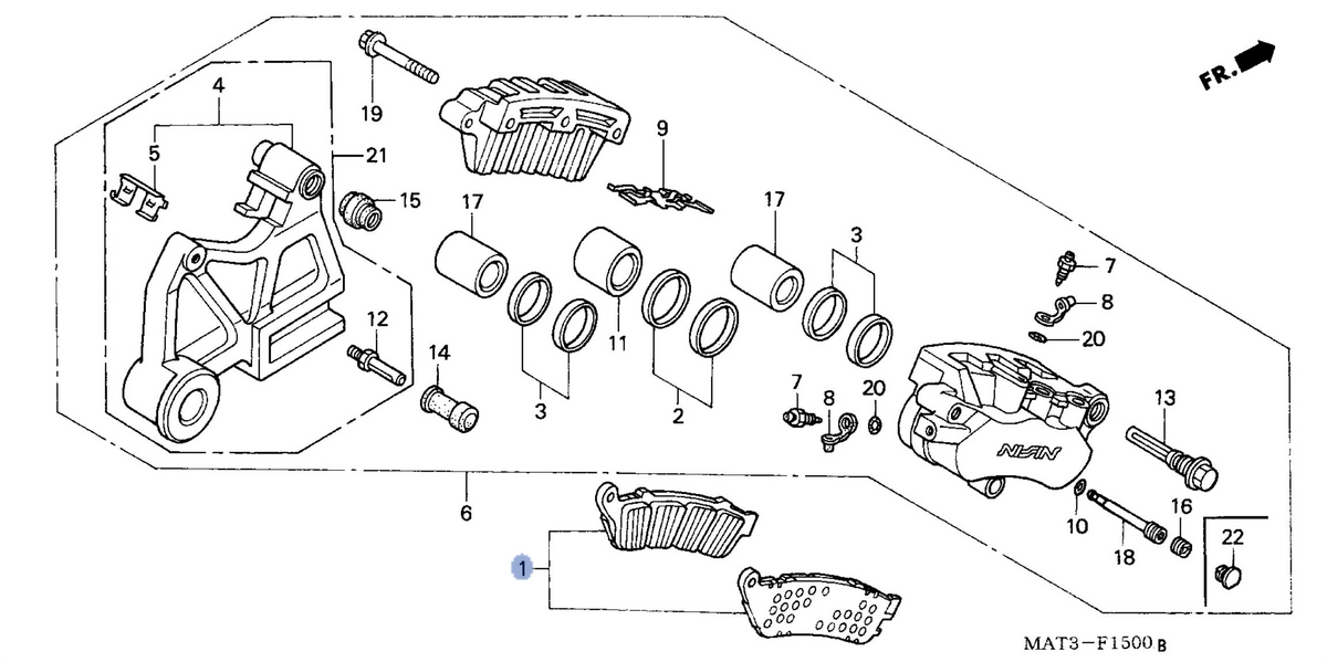 Honda OEM part 06435-MAT-016