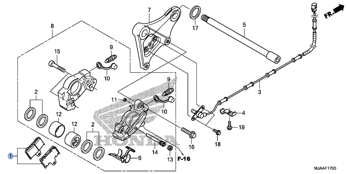 Honda OEM part 06435-MAZ-006