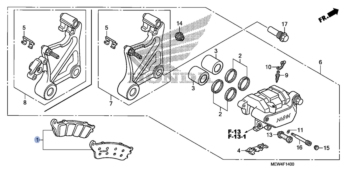 Honda OEM part 06435-MBL-D03