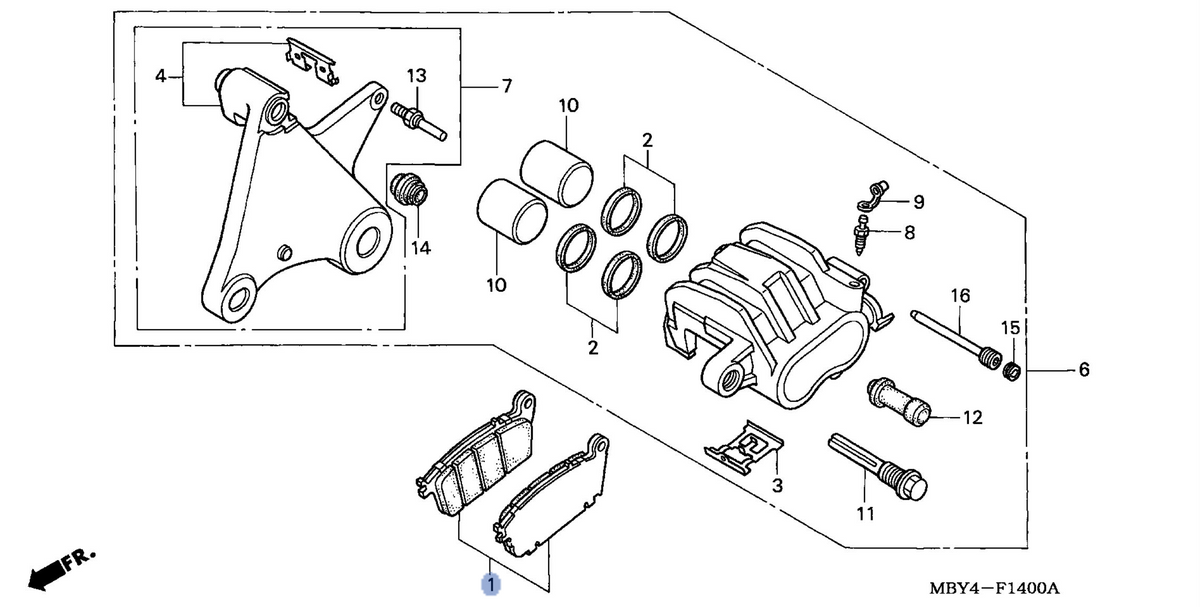 Honda OEM part 06435-MBY-671