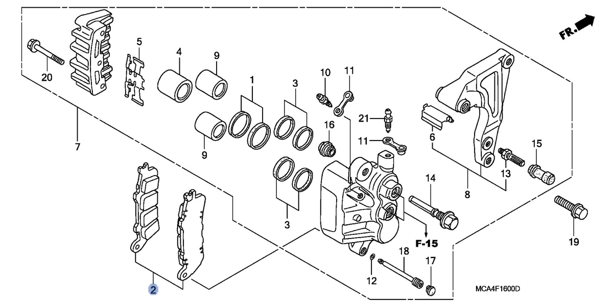 Honda OEM part 06435-MCA-006