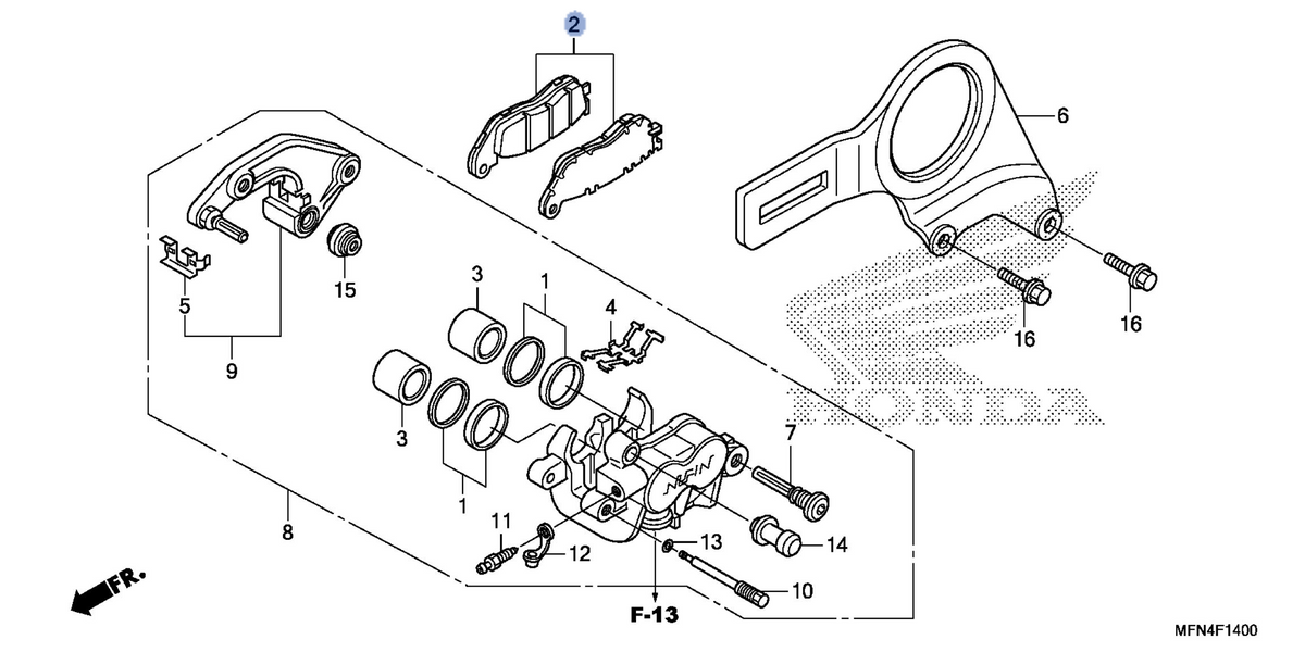 Honda OEM part 06435-MFN-D01
