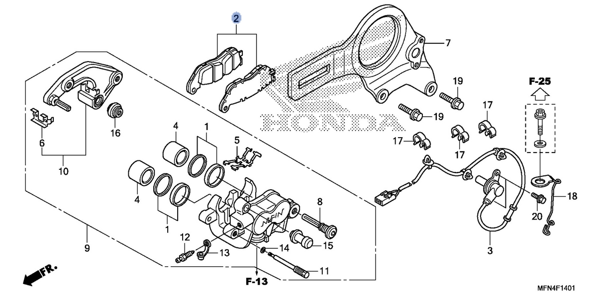 Honda OEM part 06435-MFN-D12