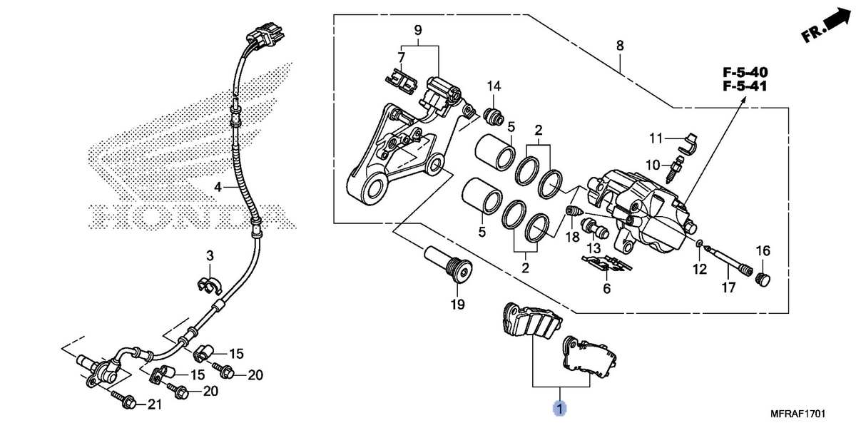 Honda OEM part 06435-MFR-A01