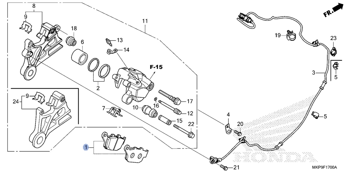 Honda OEM part 06435-MGZ-J01