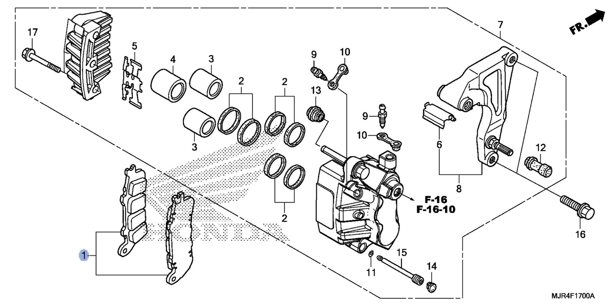 Honda OEM part 06435-MJR-672