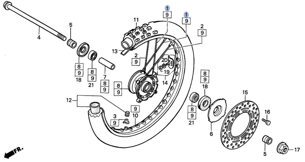 Honda OEM part 06440-GBF-830