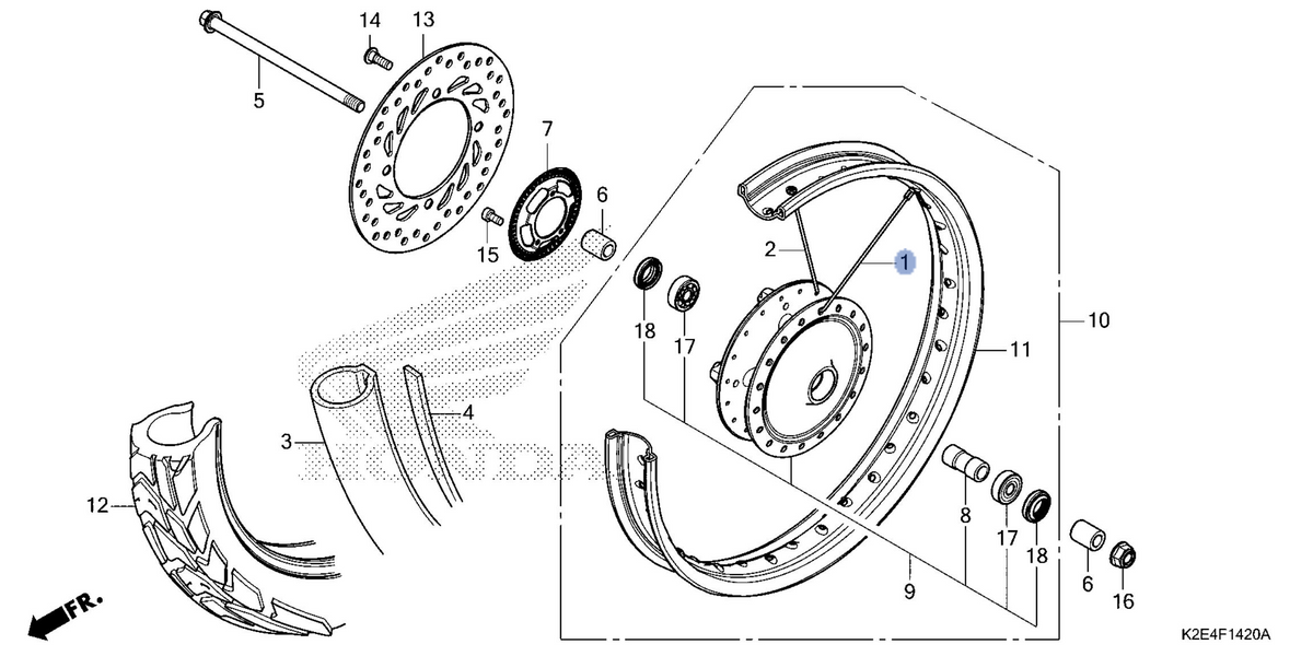 Honda OEM part 06440-K2E-T00