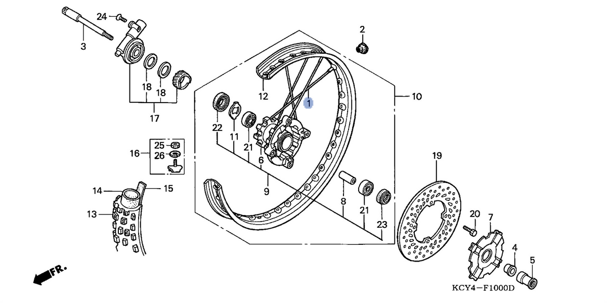 Honda OEM part 06440-KCY-670