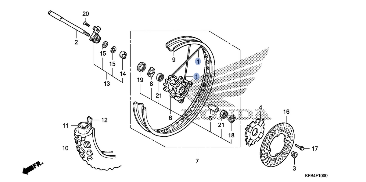 Honda OEM part 06440-KCZ-940