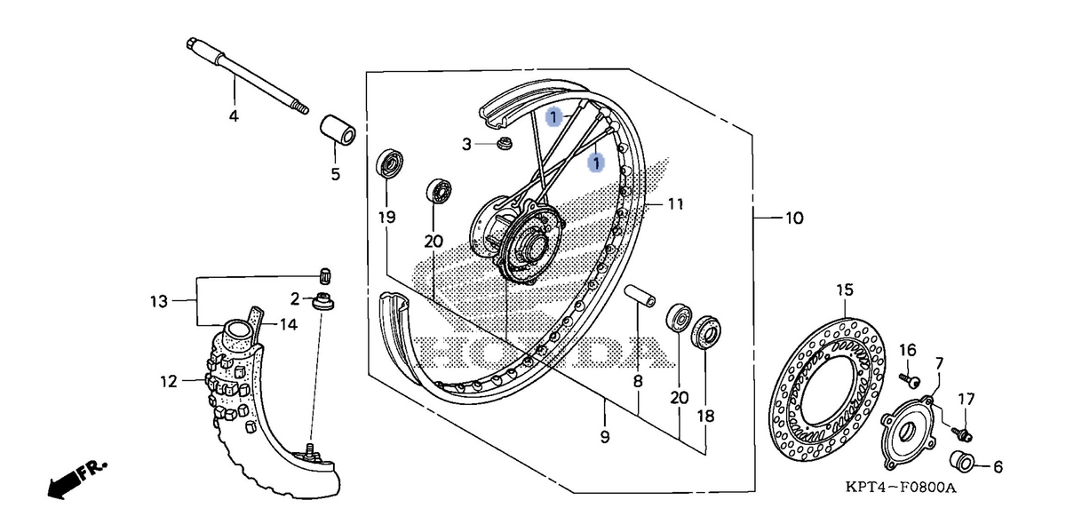 Honda OEM part 06440-KPT-A00