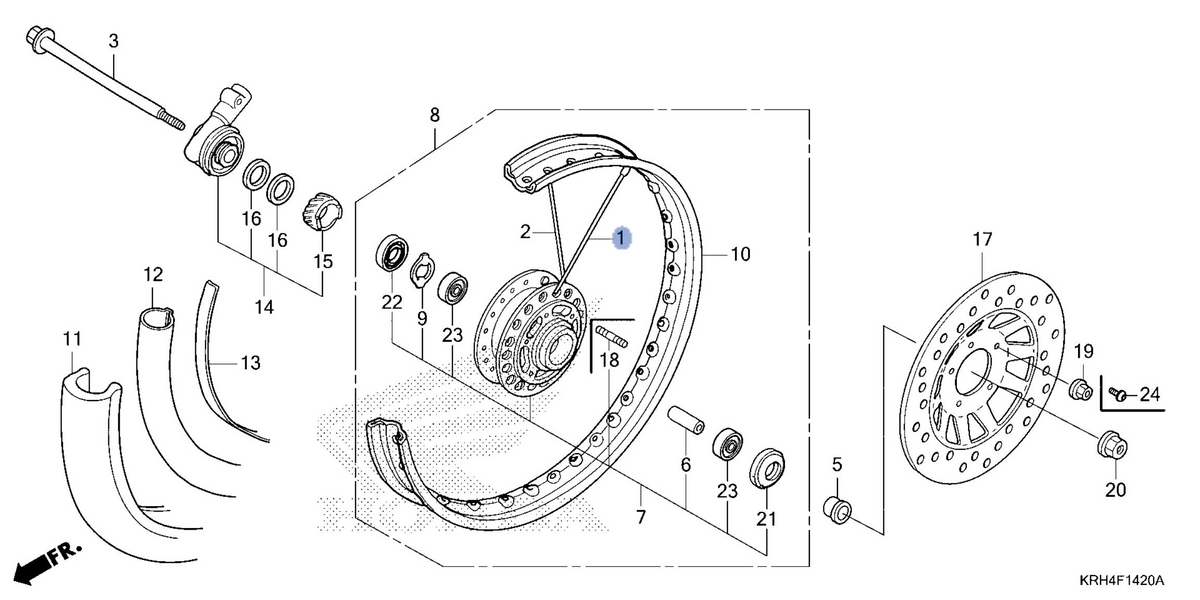 Honda OEM part 06440-KRH-900
