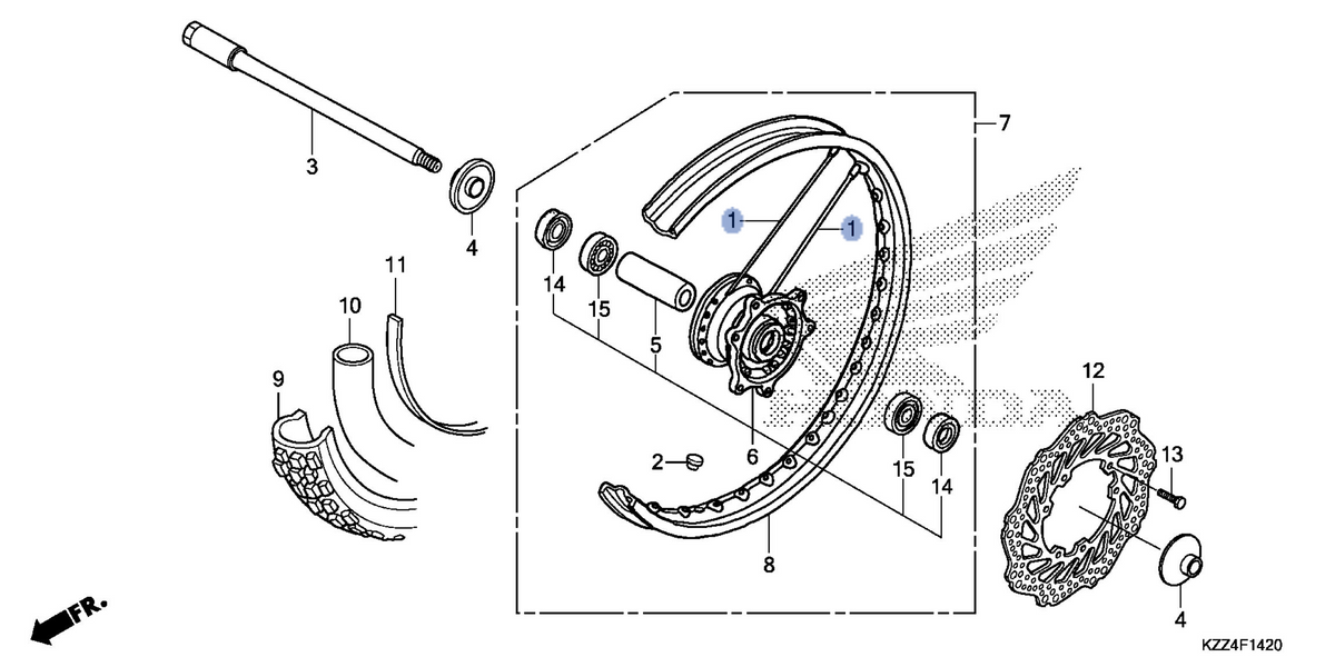 Honda OEM part 06440-KZZ-900