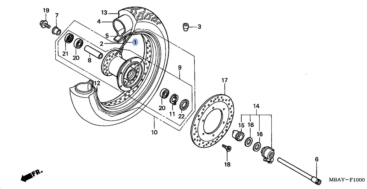 Honda OEM part 06440-MBA-000