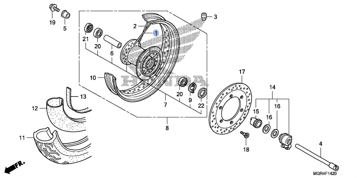 Honda OEM part 06440-MGR-670
