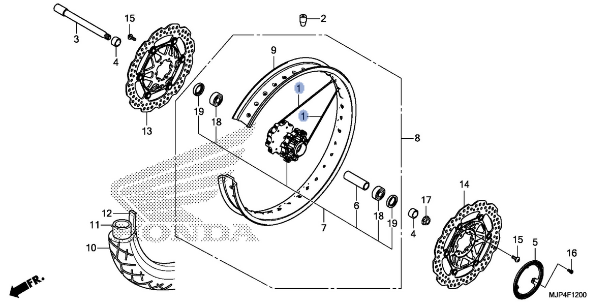 Honda OEM part 06440-MJP-G51