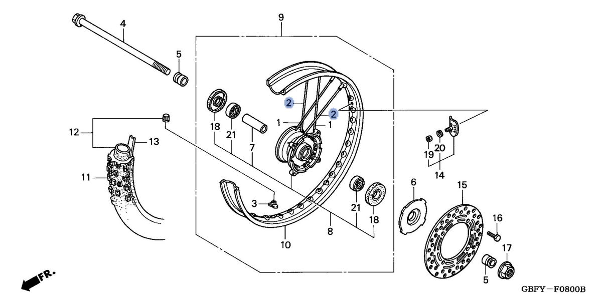Honda OEM part 06441-GBF-860