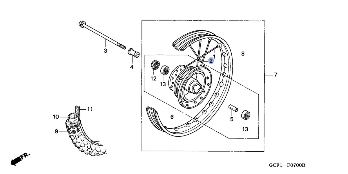 Honda OEM part 06441-GCF-670