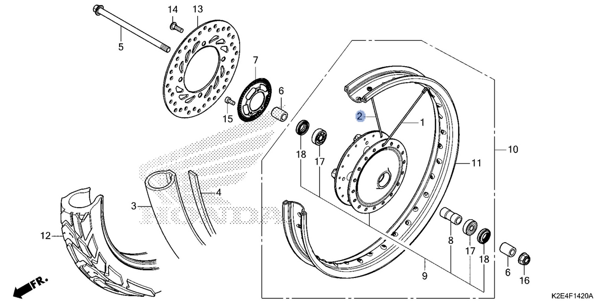 Honda OEM part 06441-K2E-T00