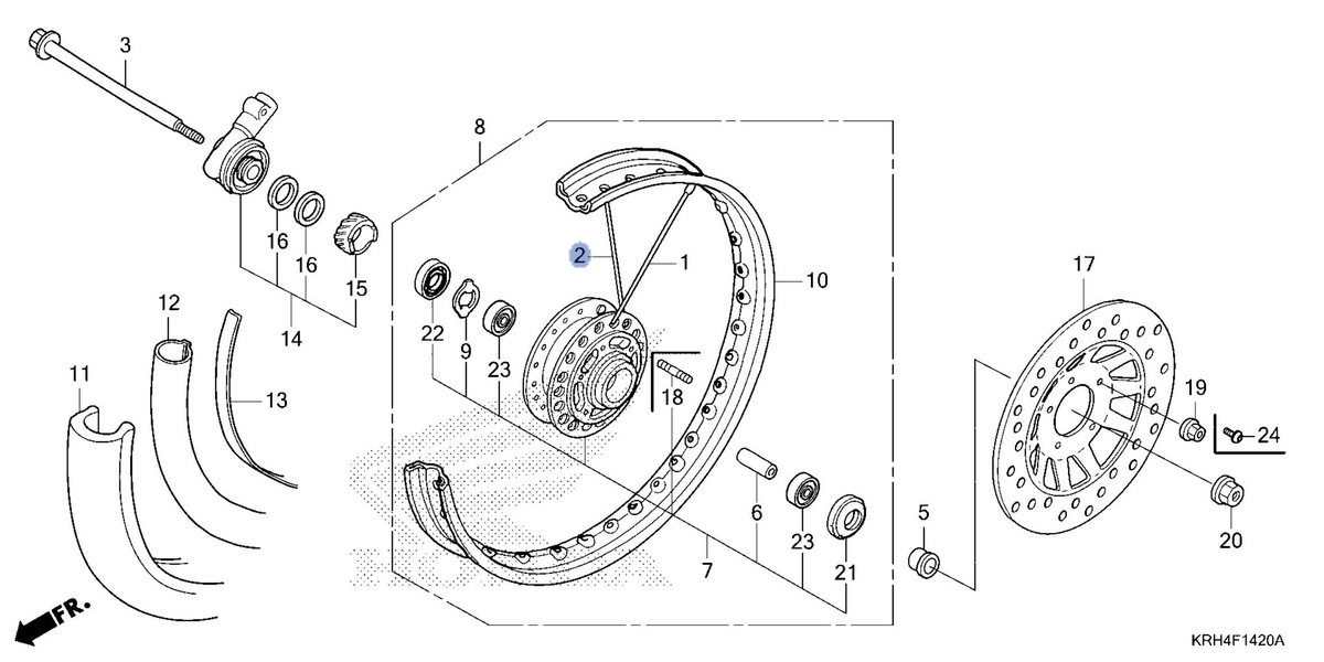 Honda OEM part 06441-KRH-900