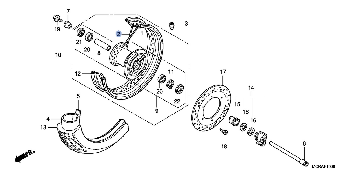 Honda OEM part 06441-MCL-000