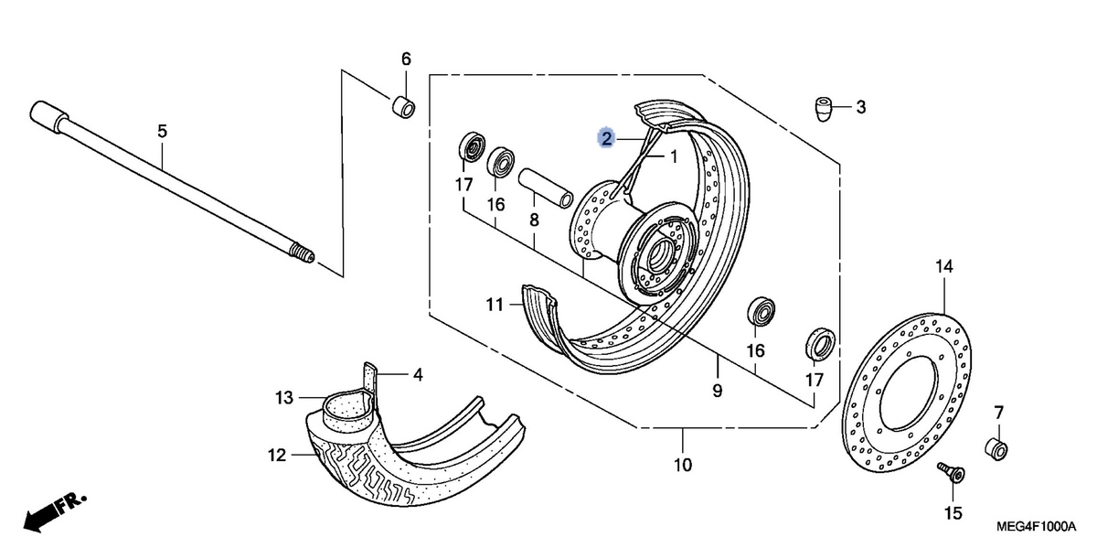 Honda OEM part 06441-MEG-000