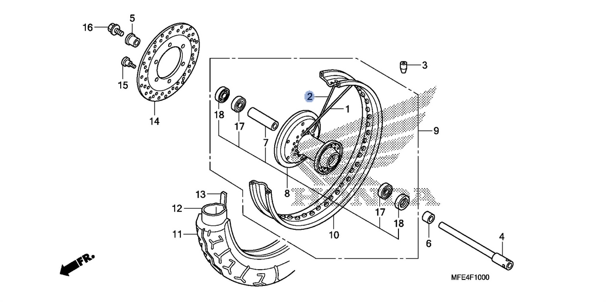 Honda OEM part 06441-MFE-670