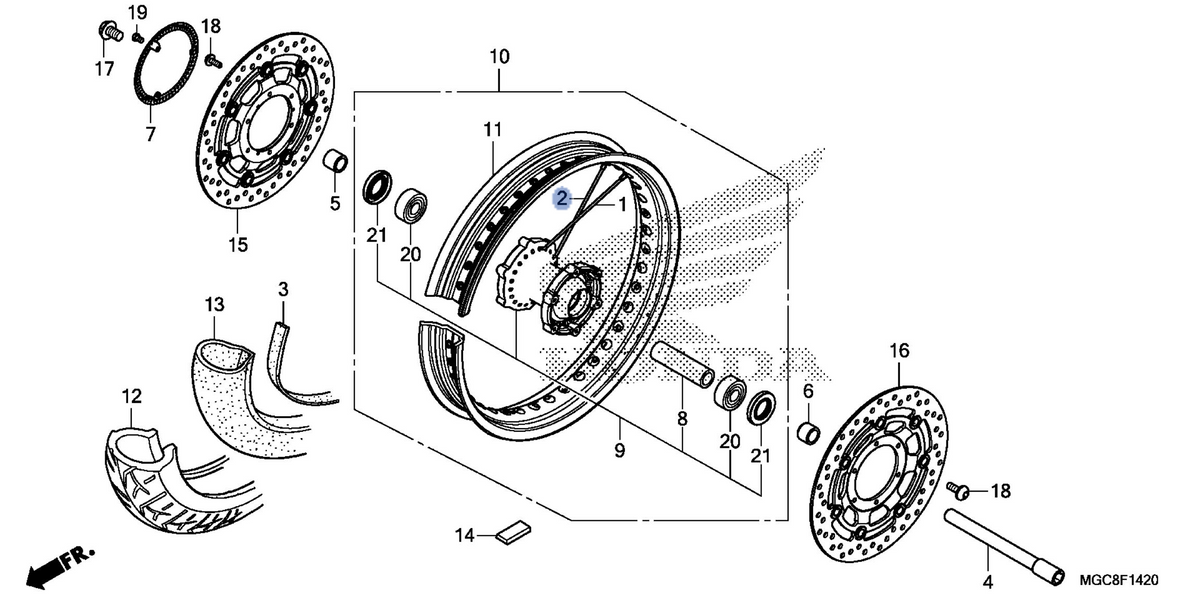 Honda OEM part 06441-MGC-JB0