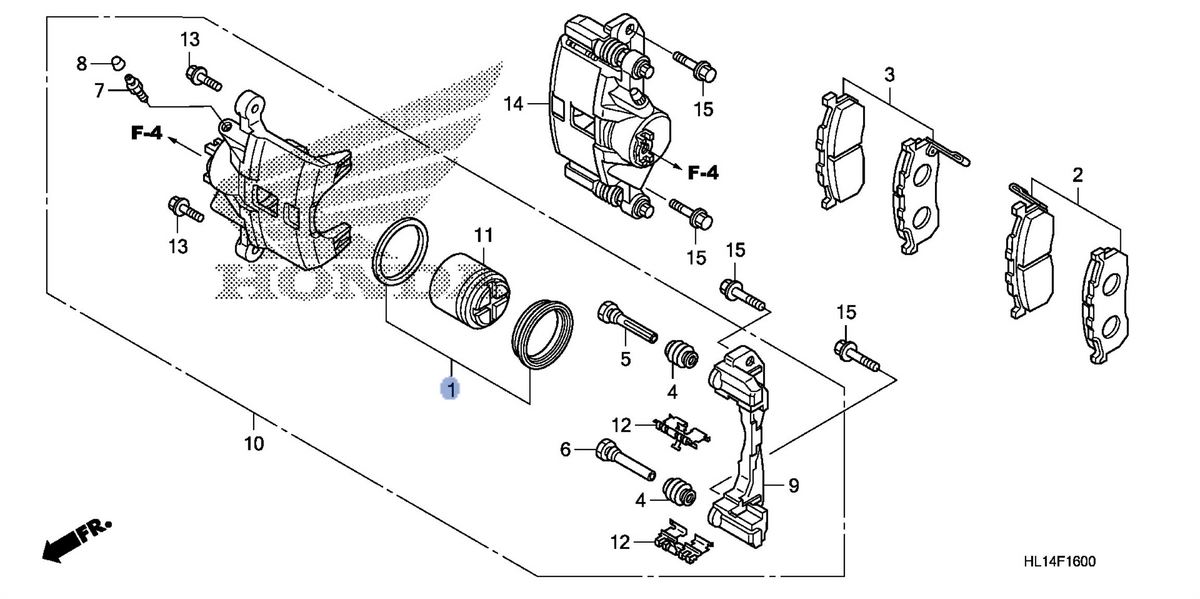 Honda OEM part 06450-HL1-A01