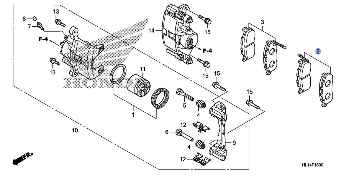 Honda OEM part 06451-HL1-A01