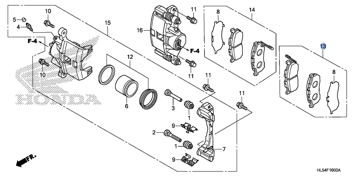 Honda OEM part 06451-HL3-A00