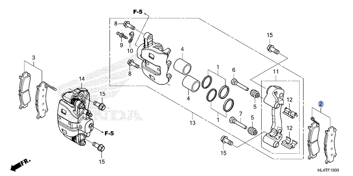 Honda OEM part 06451-HL8-A11