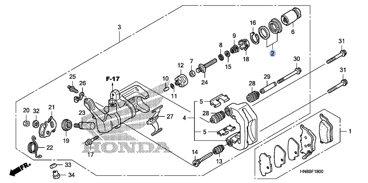 Honda OEM part 06451-HN8-006