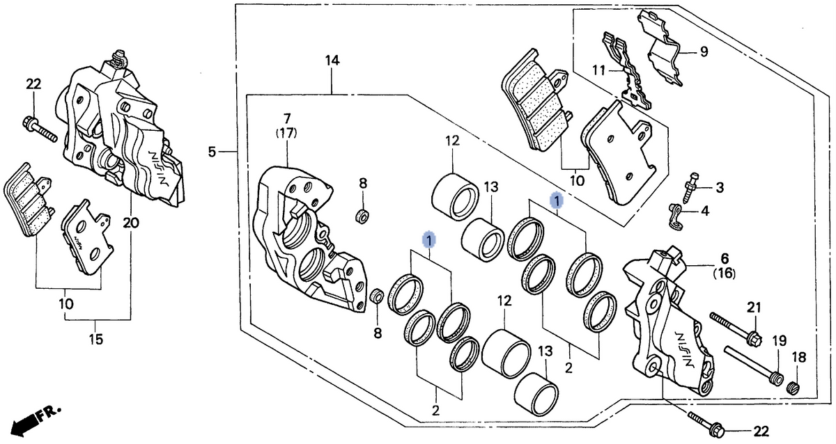 Honda OEM part 06451-KV3-405