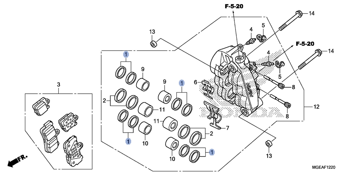 Honda OEM part 06451-MGE-006