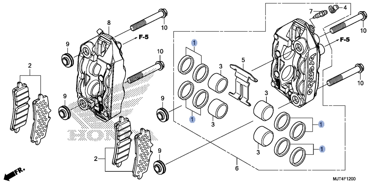 Honda OEM part 06451-MJT-E01
