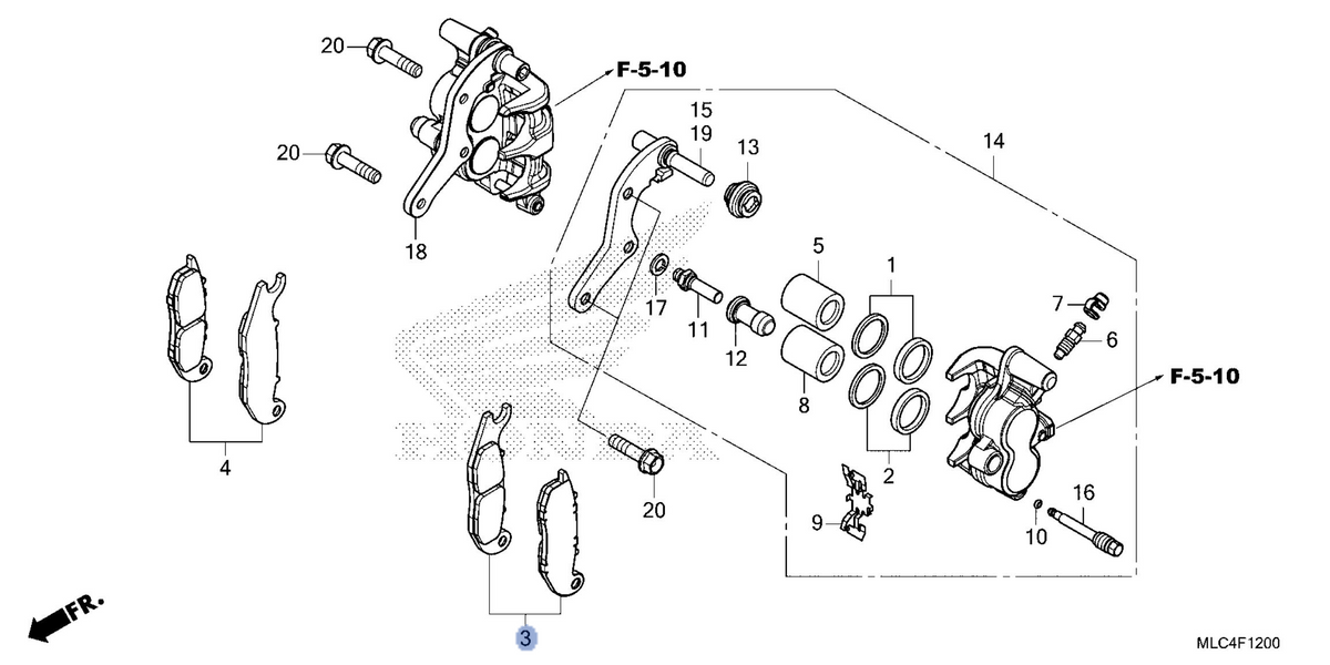 Honda OEM part 06451-MLC-D01