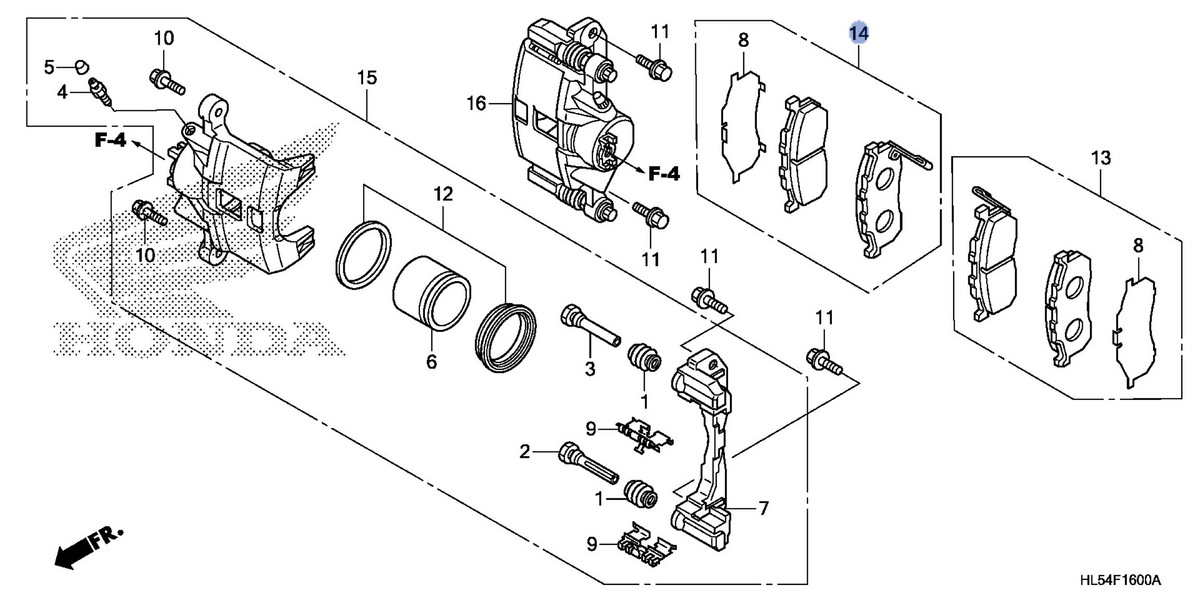 Honda OEM part 06452-HL3-A00