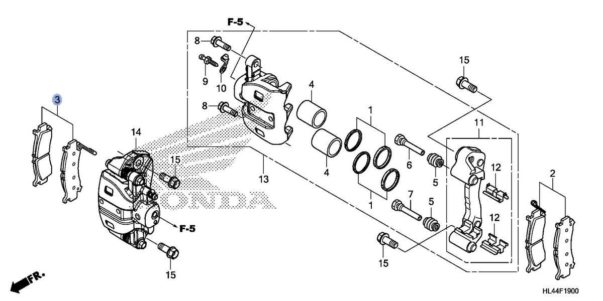 Honda OEM part 06452-HL4-A01