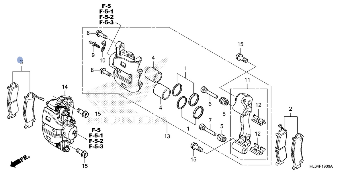 Honda OEM part 06452-HL6-A01