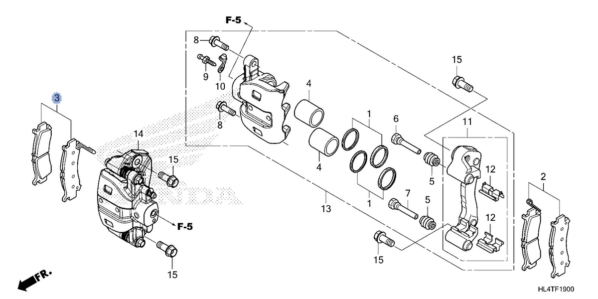 Honda OEM part 06452-HL8-A11