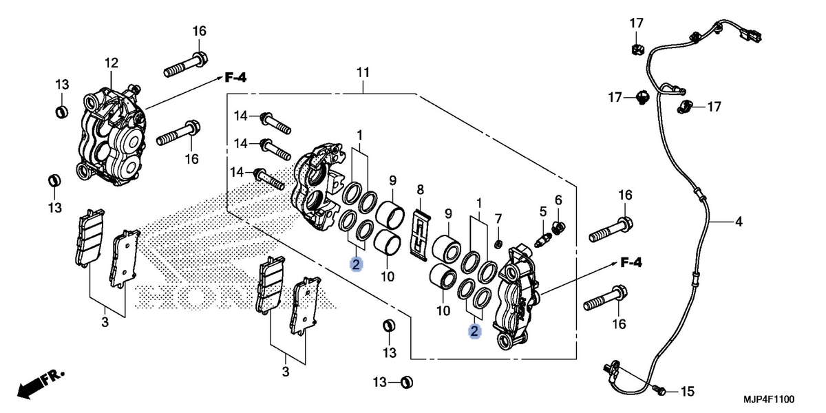 Honda OEM part 06452-MCZ-006