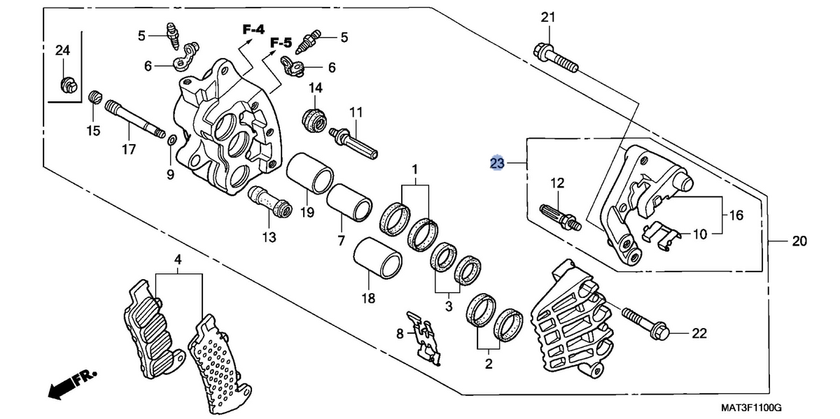 Honda OEM part 06453-MBG-405