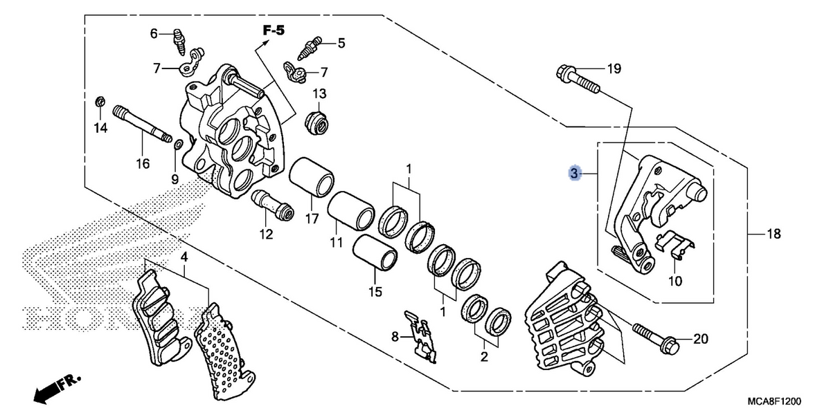 Honda OEM part 06453-MJG-671