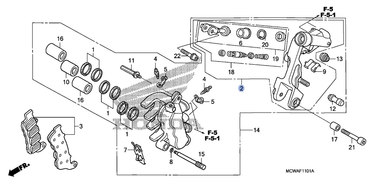 Honda OEM part 06454-MBT-D52