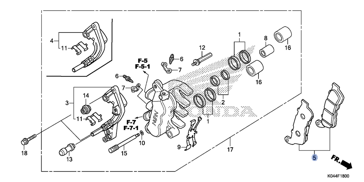 Honda OEM part 06455-K04-701