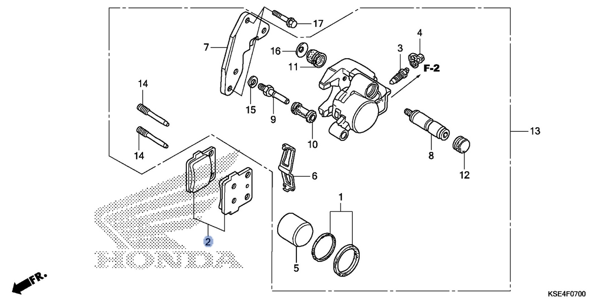 Honda OEM part 06455-KSE-016